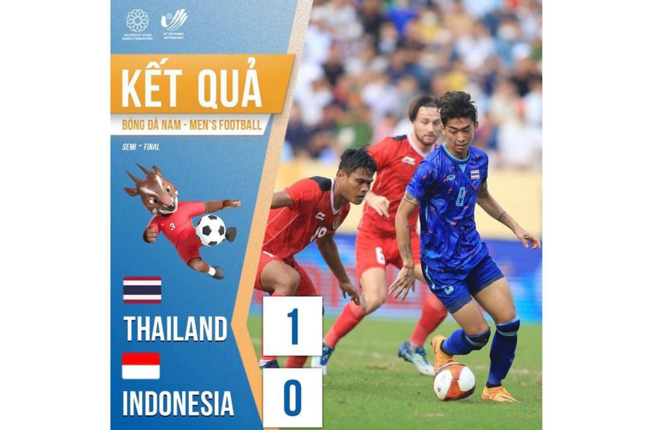 Indonesia vs Thailand, Timnas U-23 Kembali Gagal Menuju Final Sea Games