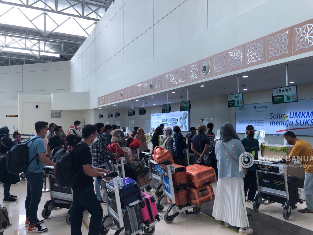 Selama MTQN di Kalsel, Penumpang di Bandara Syamsudin Noor Melonjak