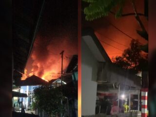Dua Musibah Kebakaran Terjadi dalam Satu Malam di Banjarmasin
