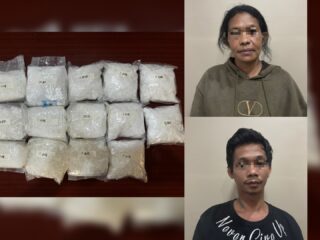 Diduga Pengedar Narkotika, Pasutri di Kabupaten Banjar Miliki 14 kilogram Sabu