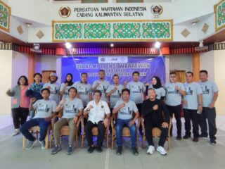 Kolaborasi JMSI dan PWI, Belasan Peserta Ikut UKW di Kalsel