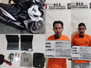 Modus Kembalikan Dompet, Pelaku Pencurian di Banjarmasin Diduga Gadaikan Laptop Curian