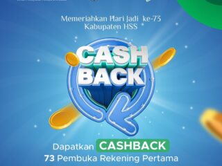 Bank Kalsel Meriahkan Hari Jadi Kabupaten Hulu Sungai Selatan ke-73 dengan Promo Cashback Spesial