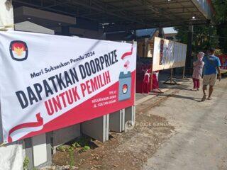 Hindari Golput, TPS 17 Kelurahan Jawa Sediakan Puluhan Doorprize Menarik