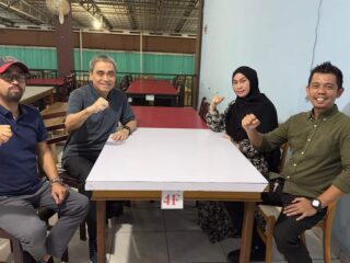 Pertemuan Antara Lisa dengan Darmawan Jaya, Sinyal Berpasangan di Pilkada Banjarbaru?