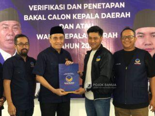 Serius Ikut Pilkada Banjarbaru, Jaya Serahkan Berkas ke Nasdem Kalsel