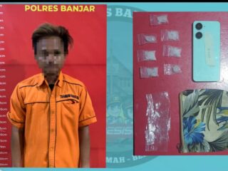 Pria di Kertak Hanyar Banjar Diringkus Polisi, Diduga Miliki Sabu 5 Gram